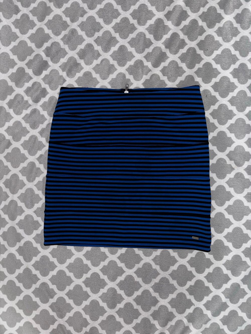PINK VS striped mini skirt
